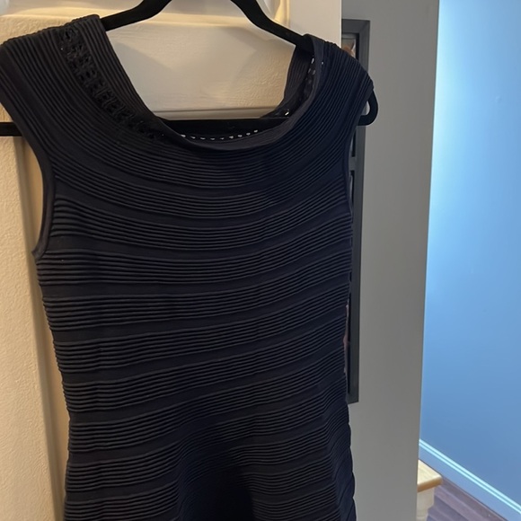 Eliza J..Navy Cap Sleeve or‎ off-the-shoulder minidress - Picture 10 of 10